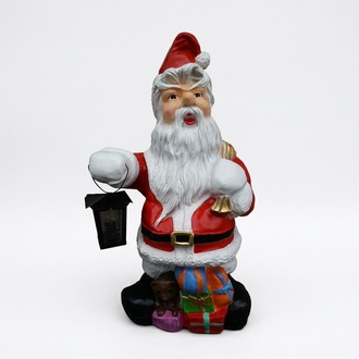 Junge Schnee Winter Figur Statue Deko Figuren Dekoration Garten Skulptur