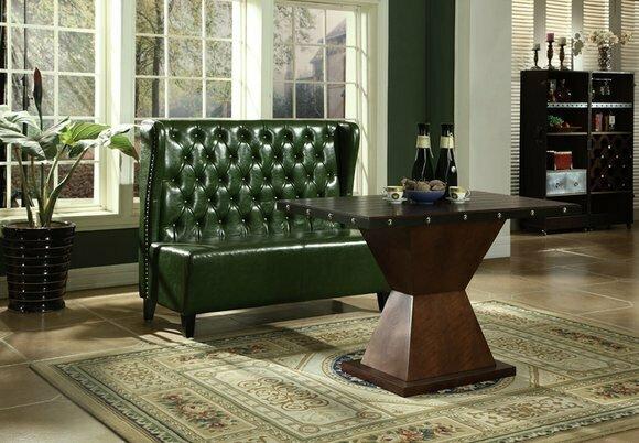 Chesterfield Sofa Bank Couch Sitzbank Grün Wartezimmer Wohnzimmer