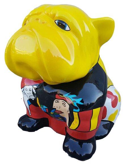 Designer Figur Statue Moderne Skulpturen Figuren Dekoration Hund