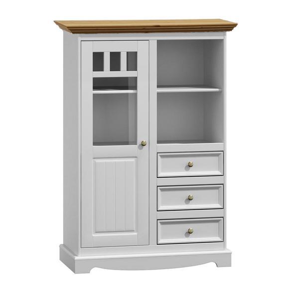 Kommoden Regal Holz Schrank Schränke weiss Anrichte Landhaus Kommode Anrichte