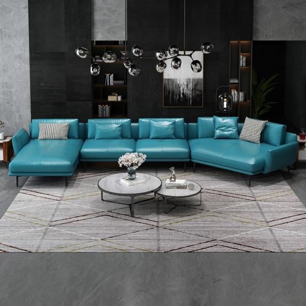 Sofa U-Form Ledeh Wohnlandschaft Garnitur Design Moderrsofa Coucn Sofas Turkis