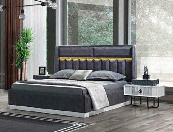 Betten Schlafzimmer Led Licht Bettrahmen Bett Polster Design Luxus