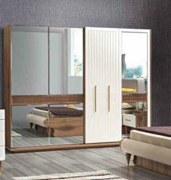 Kleiderschrank Schrank Luxus Holz Schränke Möbel Design Schlafzimmer