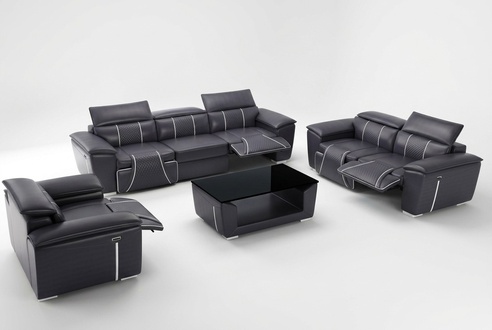Klassisch 3 Sitzer Designer Sofa Polster Sofas Couchen Leder Stoff Textil Neu