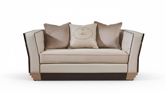 Klassische Design Couch Sitz Polster Komplett Set Garnitur 3+2 Stoff Textil Neu