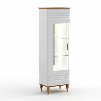 Klassische Kommode Vitrine Kommoden Vitrinen Kommodenschrank Schrank TO-W1