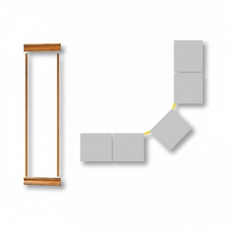 Klassische Kronenabschluss Satz für Bücherschrank Schrank System SE-LN-S507