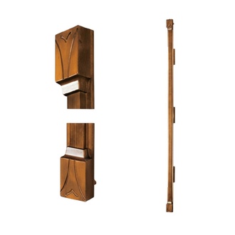 Klassische Pfeiler Abschlußsatz für Schrank Schrankwand System SE-st-A-N Pfeiler