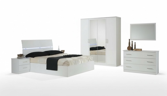 Klassische Schlafzimmer Bett Hotel Doppel Textil Betten Polster Made