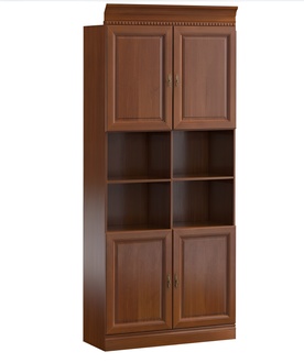 Klassische Schränke Schrank Schrankwand Bücherregal Regal Bücherschrank Mod BA-5