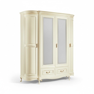 Klassische Schränke Schrank Schrankwand Kleiderschrank - Model V-Schrank-4D-G