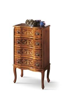 Klassische Viertürige Kommode Braun Holzmöbel Wohnzimmer Neu Modern
