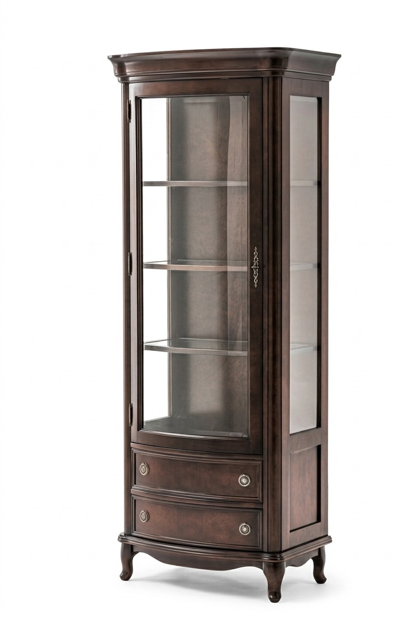 Klassische Vitrine Kommoden Vitrinen Vitrinenschrank Schrank Glasschrank Bücher
