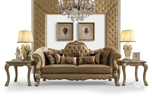 Klassischer 3 Sitzer Couch Sofa Couch Polster Sofas Couchen Deko Barock