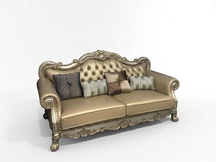 Klassischer 3 Sitzer Couch Sofa Couch Polster Sofas Couchen Barock