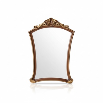 Klassischer Design Spiegel Italienische Wandspiegel Holz Stand Wand Italien