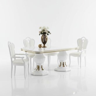 klassischer designer esstisch tisch wohnzimmer italienischer tische stil
