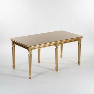 Klassischer Luxus Designer Couchtisch Wohnzimmer Holz Möbel Lehnstuhl