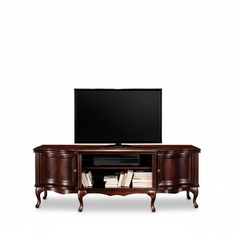 Klassischer Unterschank RTV TV Sideboard Antik Style Fernsehschrank W-RTV-D