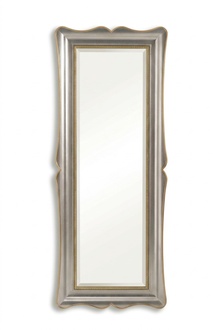 Klassischer Wandspiegel Holzrahmen Spiegel Möbel Neu 95x185 Glas Design Rahmen