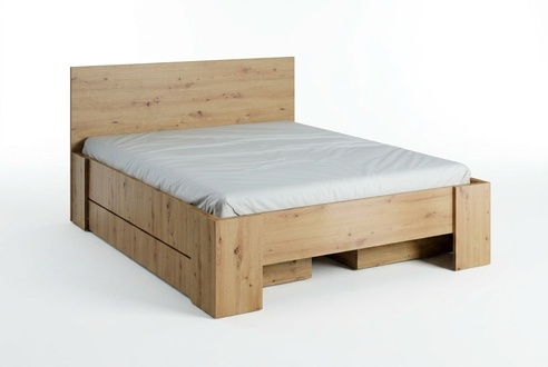 Klassisches Bett Betten Ehebett Doppelbett Holzbett Landhaus Schlafzimmer Hotel