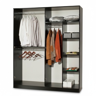 Kleider Schrank Designer Hochglanz Kleiderschränke Möbel Wohnen Deko Holz