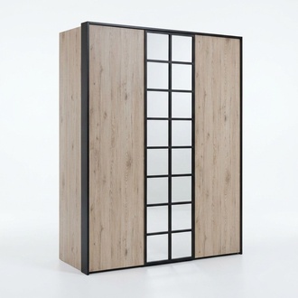 Kleiderschrank Braun Holz Möbel Design Luxus Schlafzimmer Möbel Modern