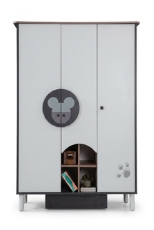 Kleiderschrank Design Möbel Kinderzimmer Schrank Regal Holz Schlafzimmer Neu