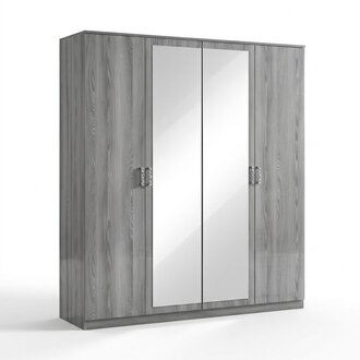 Kleiderschrank Holz Schrank Schränke Holz Garderobe Dekor Möbel Design