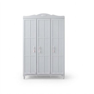 Kleiderschrank Kinderschrank Schrank Holz Weiß Holzschrank Modern