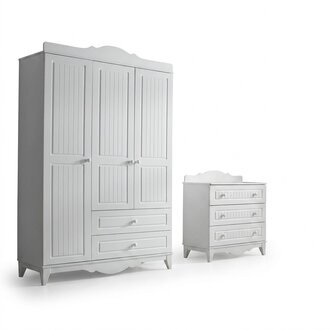 Kleiderschrank Kommode Modernes Design Kinderzimmer Wohnräume Stilvolle Möbel