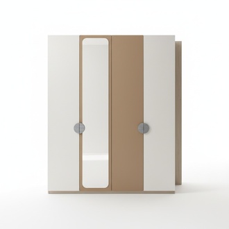 Kleiderschrank Modern Spiegel Zeitloses Design Stilvolle Aufbewahrung Möbel