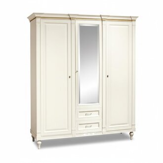 Kleiderschrank Schränke Schrank Schrankwand 3 Türen Holz Möbel Schlafzimmer