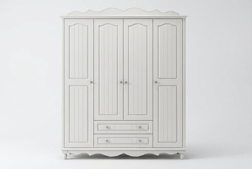 Kleiderschrank Schrank Barock Stil Möbel Klassische Schlafzimmer Schränke Holz