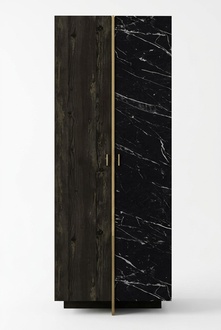 Kleiderschrank Schlafzimmer Moderne Möbel Schwarz Holz Luxus Design