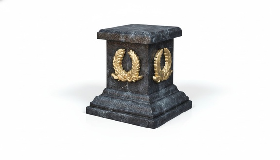 Kolonial Stil Säule Podest Antik Design Element Dekor Säule Ständer Blumen