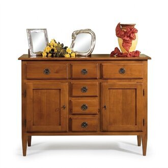 Kommode Anrichte Deko Sideboards Braun Schrank Kommoden Möbel Massiv Holz
