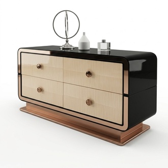 Kommode Designer Kommoden Schrank Holz Hochglanz XXL Big Luxus