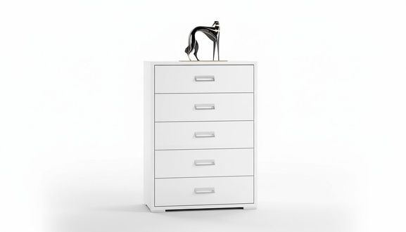 Kommode Designer Luxus Kommoden Möbel Holz hoch Schrank Weiß Modern Sideboard