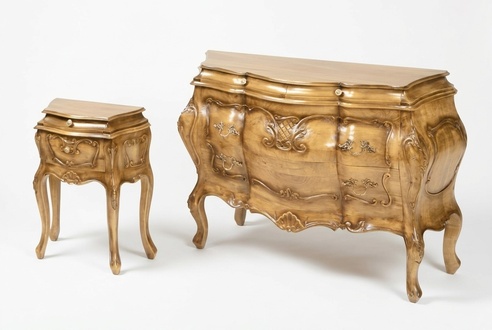 Kommode Holz Italienische Stil Möbel Luxus Kommoden Barock Sideboard Italien