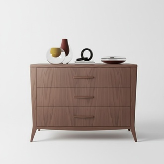 Kommode Schlafzimmer Holz Möbel Italien Sideboard Kommoden braun Schrank