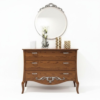 Kommode Schrank Sideboard Italienische Möbel Echtes Holz Kommoden