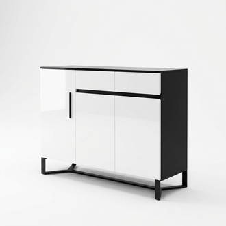 Kommode Sideboard Highboard Schrank Anrichte 3 Türen 2 Schubladen