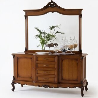 Kommode Sideboard Kommoden Sideboard Wohnzimmer Barock Anrichte xxl design Massivholz