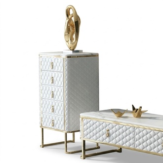 Dekorative Kommode Sideboard Kommoden Sideboards 5 Schubladen Hochschrank