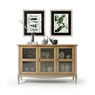 Kommode Sideboard Regal Schrank Massiv Regale Holz Möbel aus Italien Schränke