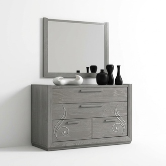 Kommode Spiegel Schrank Luxus Kommoden Schrank Set 2tlg.