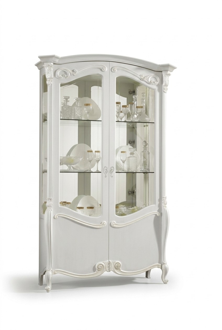 Kommode Vitrine Kommoden Kommodenschrank Vitrinen Glas Designer Schrank NEU