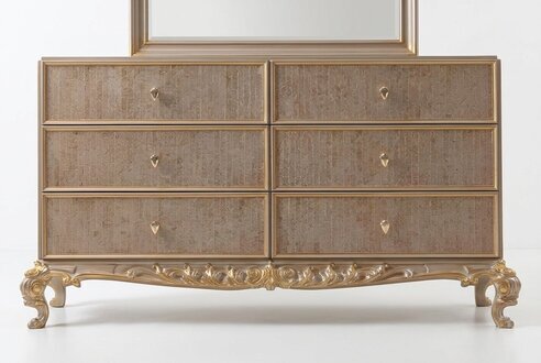 Kommode Wohnzimmer Schubladen Kommoden Holz Schrank Sideboard Schränke Massiv