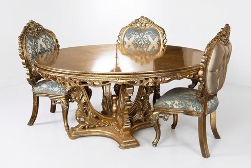 Komplett Set Esstisch + 4 Stühle Esszimmer Garnitur Ess Gruppe Tisch Tische 5tlg